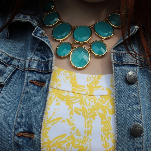 kate spade Jewelry - ⬇️ Kate Spade Blue Statement Necklace